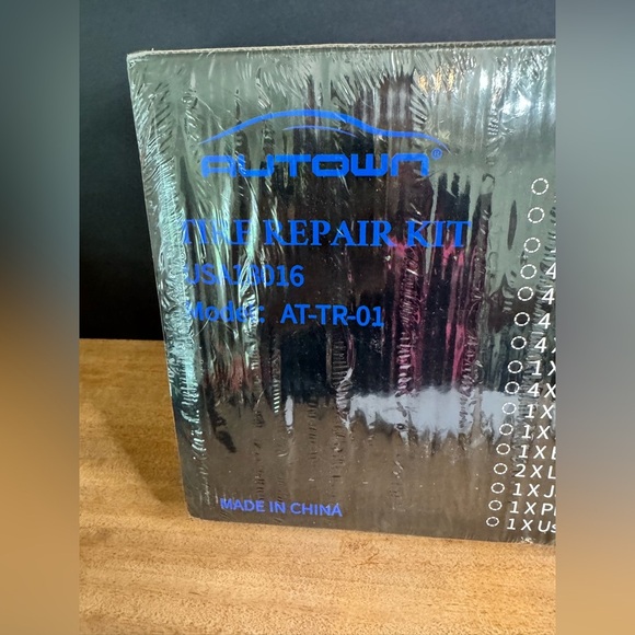 NIB Autotown Tire Repair Kit 68 Pcs Heavy Duty Tire Plug Universal Puncture Tool - Picture 3 of 5